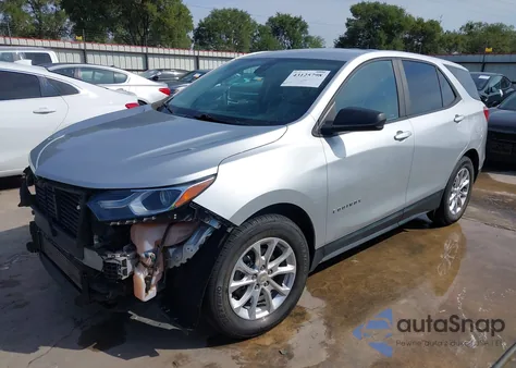 2020 Chevrolet Equinox Fwd Ls из США, поврежденный, VIN 3GNAXHEVXLS653233